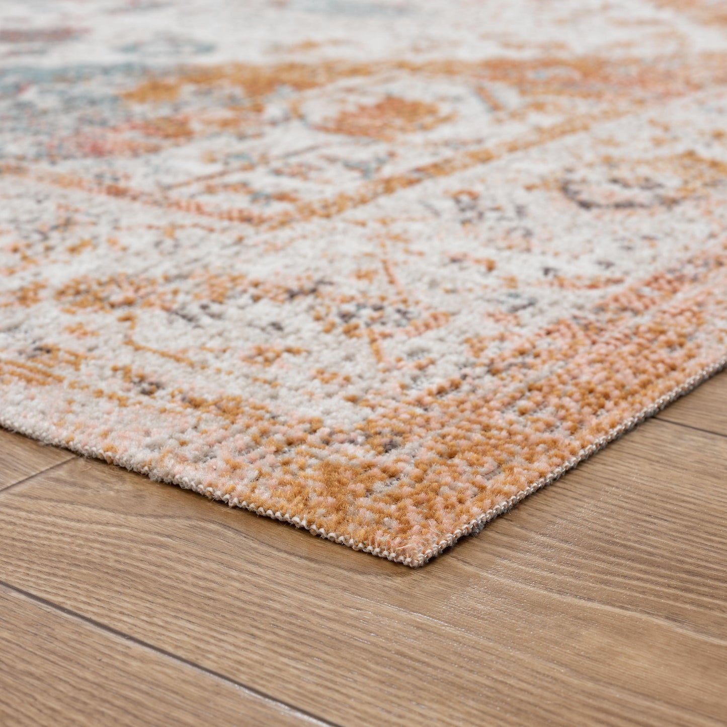 Antiquity-81457 Traditional Power-Loomed Beige/Cream Polypropylene Indoor/Outdoor Area Rug - LR Home