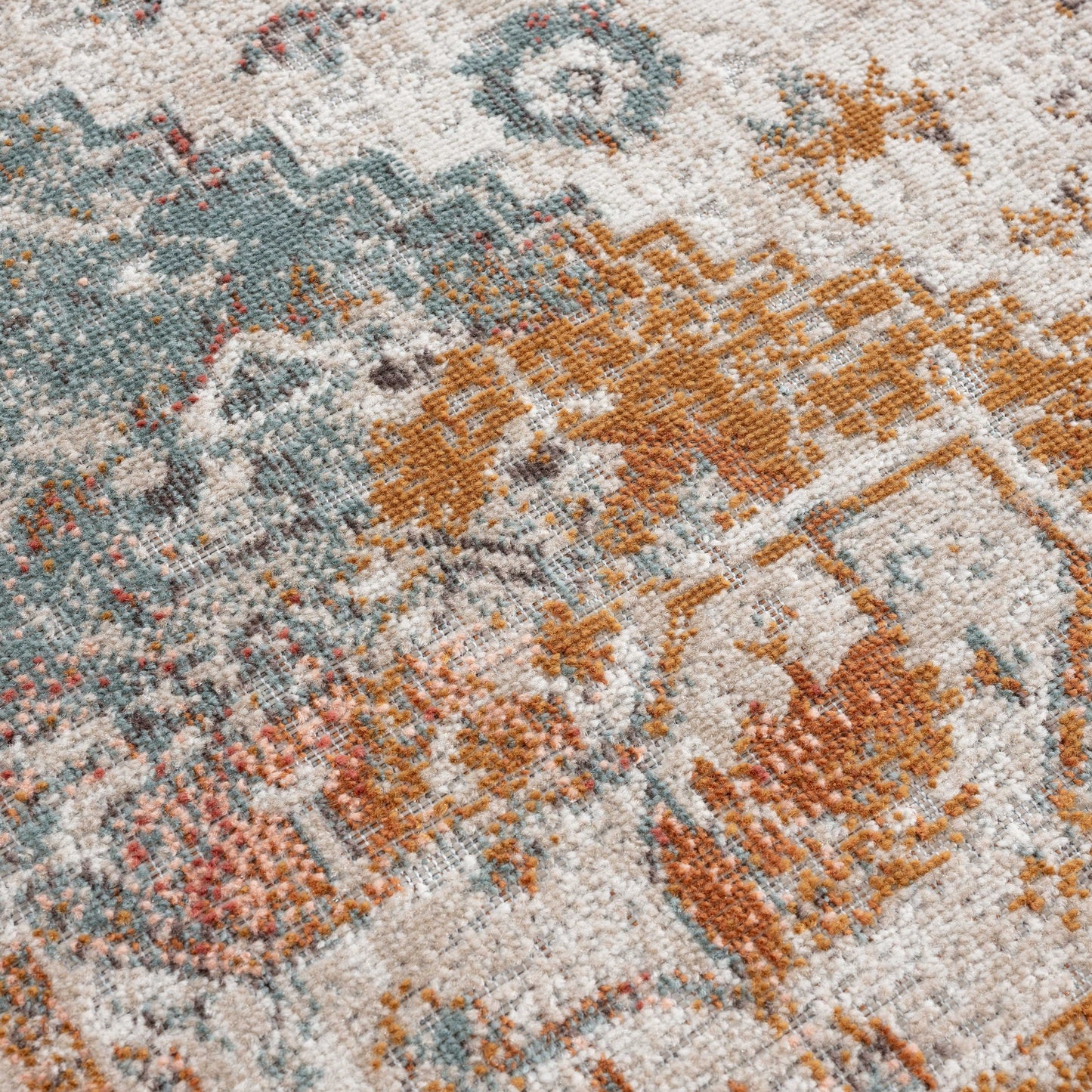 Antiquity-81457 Traditional Power-Loomed Beige/Cream Polypropylene Indoor/Outdoor Area Rug - LR Home