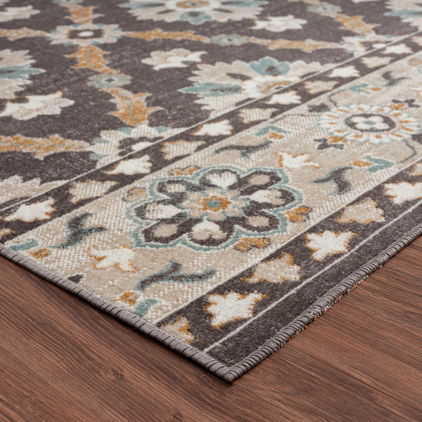 Antiquity-81463 Traditional Power-Loomed Brown/Beige Polypropylene Indoor/Outdoor Area Rug - LR Home