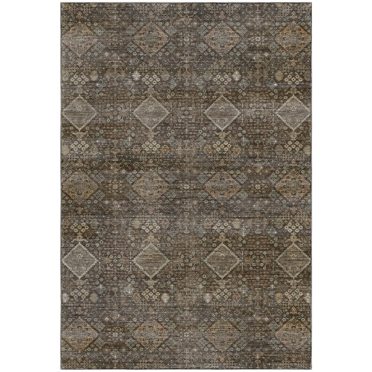 Machine Washable Aristo AR1 Chocolate Rug