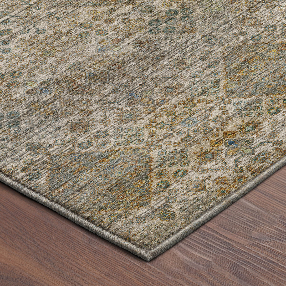 Machine Washable Aristo AR1 Ivory Rug