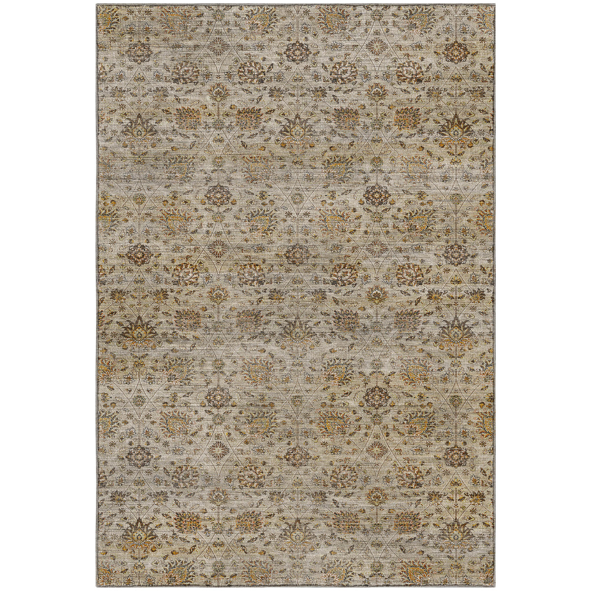 Machine Washable Aristo AR3 Beige Rug