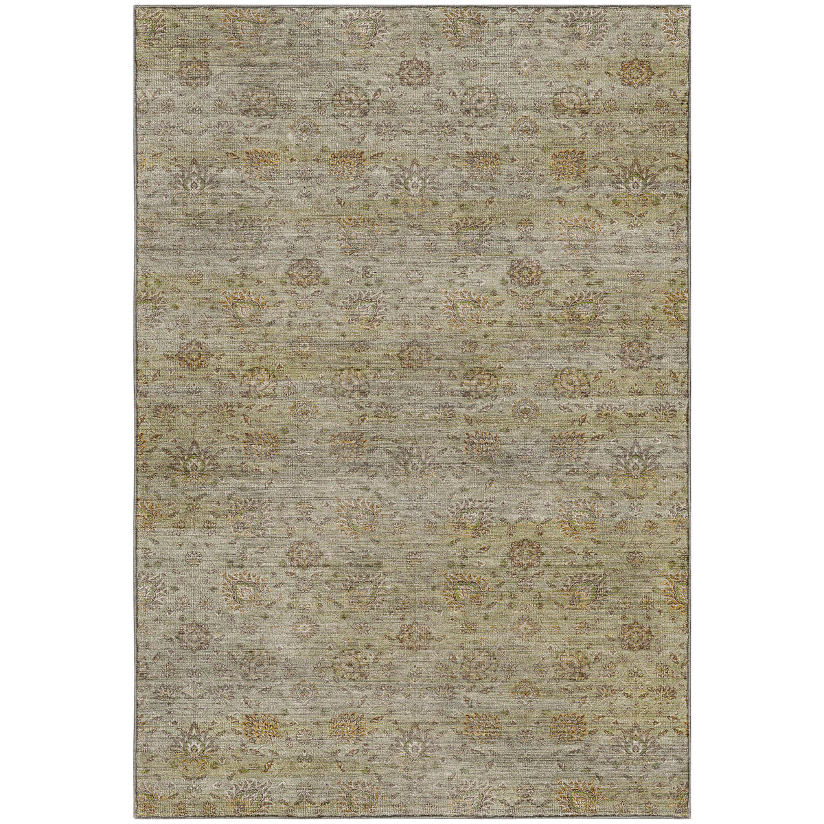 Machine Washable Aristo AR3 Celery Rug