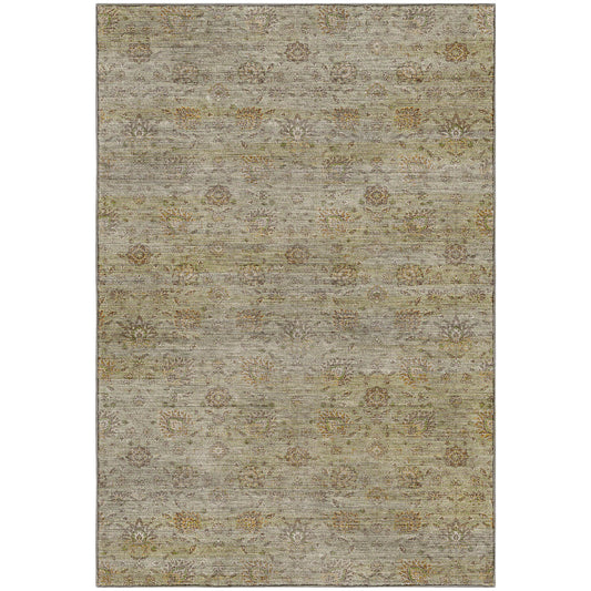 Machine Washable Aristo AR3 Celery Rug