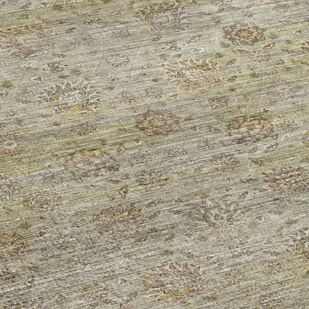 Machine Washable Aristo AR3 Celery Rug