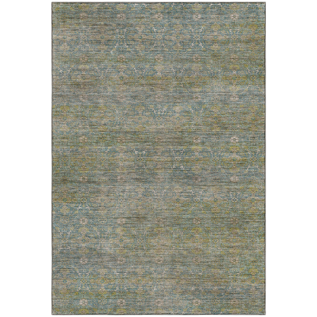 Machine Washable Aristo AR5 Teal Rug