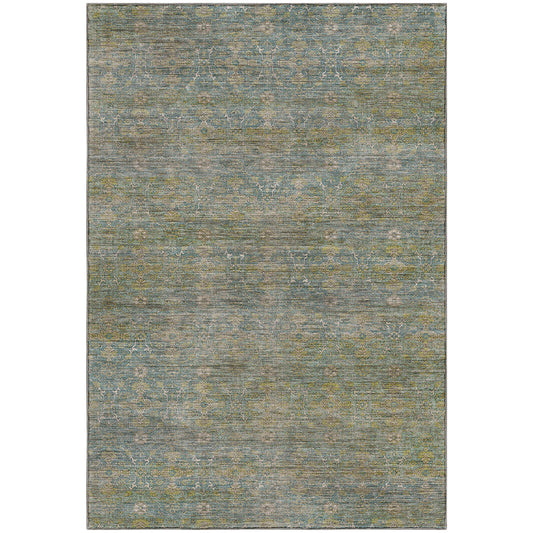 Machine Washable Aristo AR5 Teal Rug
