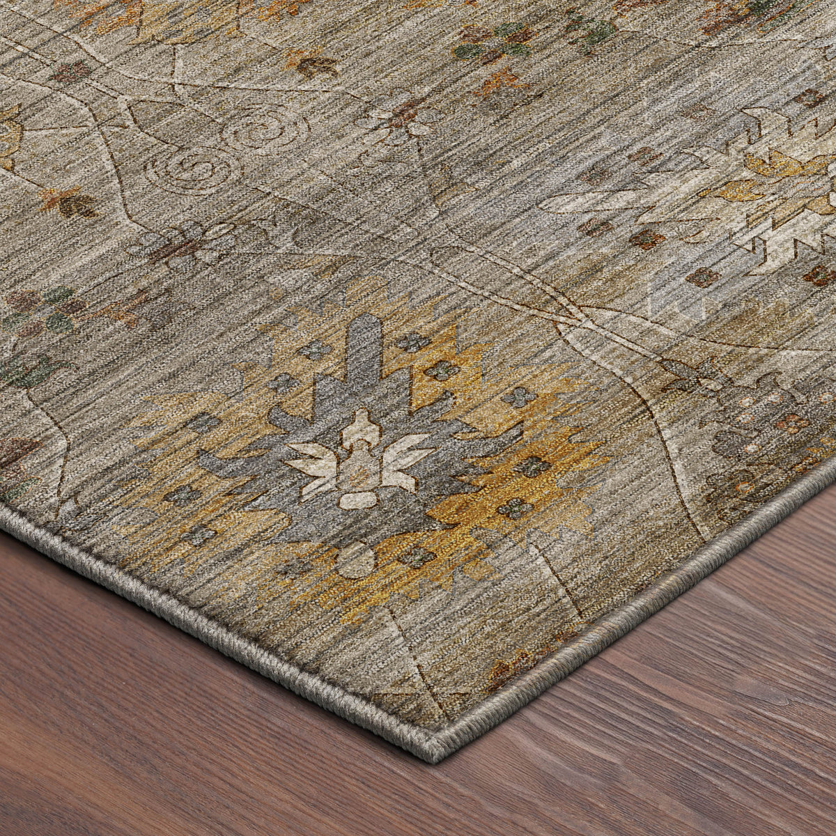 Machine Washable Aristo AR6 Beige Rug