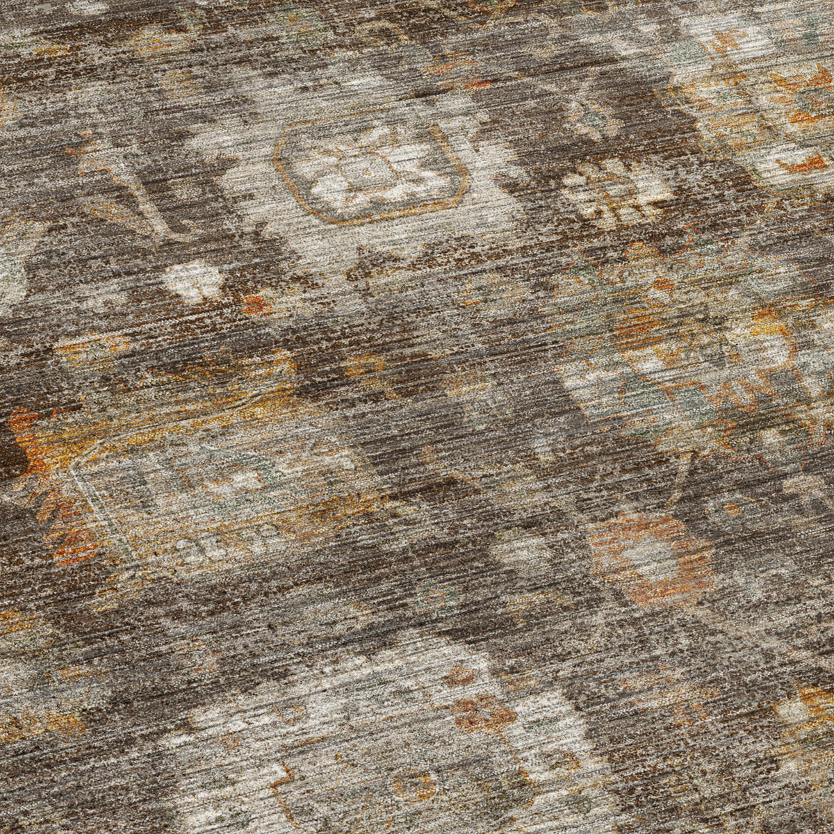 Machine Washable Aristo AR7 Chocolate Rug