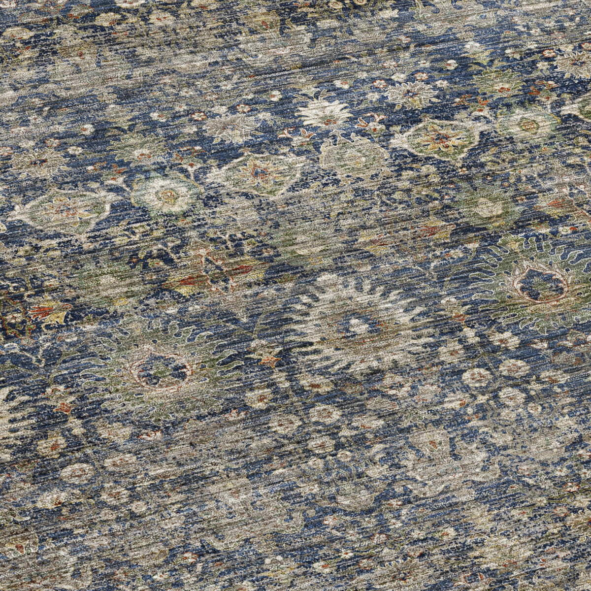 Machine Washable Aristo AR9 Navy Rug