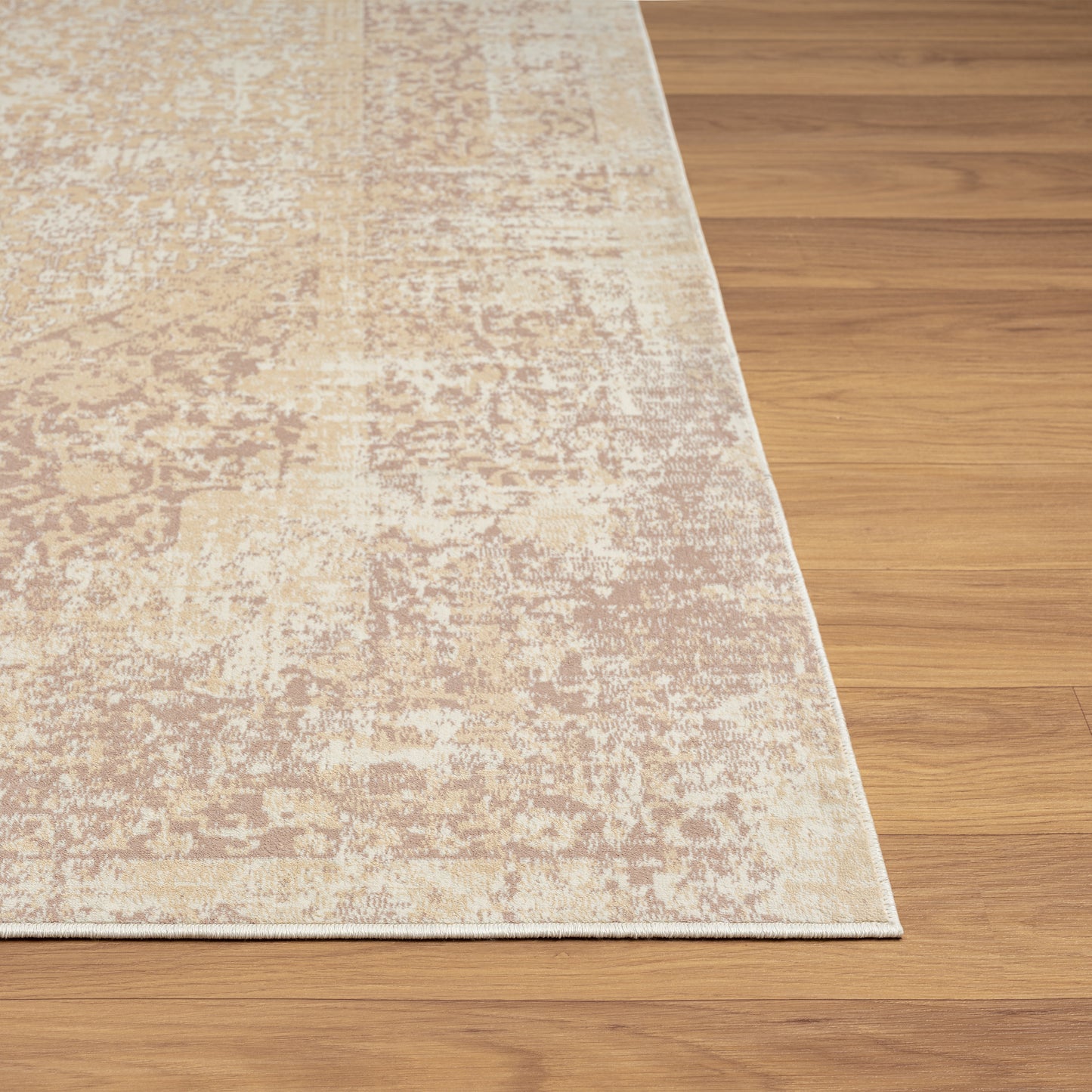Aria-82421 Transitional Power-Loomed Beige Latex Indoor Area Rug - LR Home