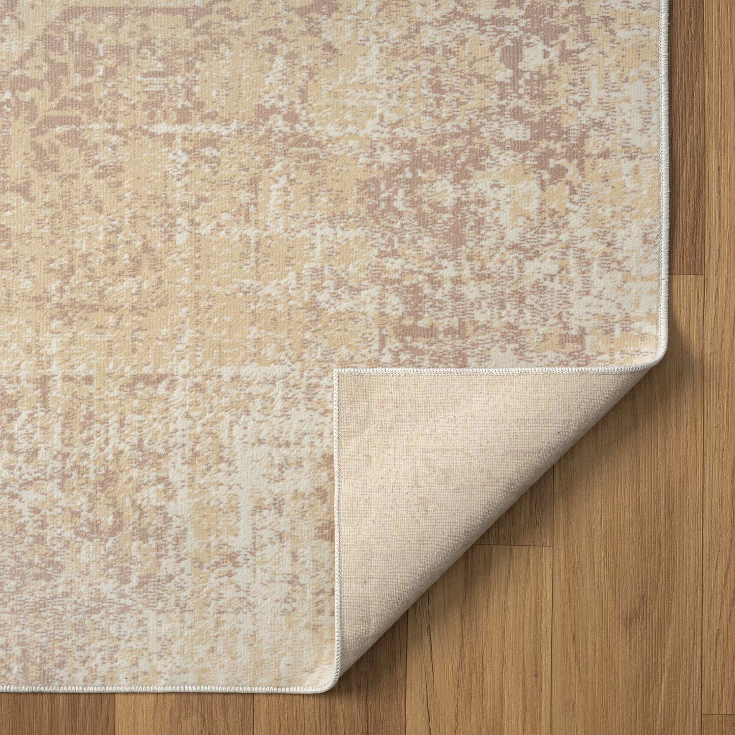 Aria-82421 Transitional Power-Loomed Beige Latex Indoor Area Rug - LR Home