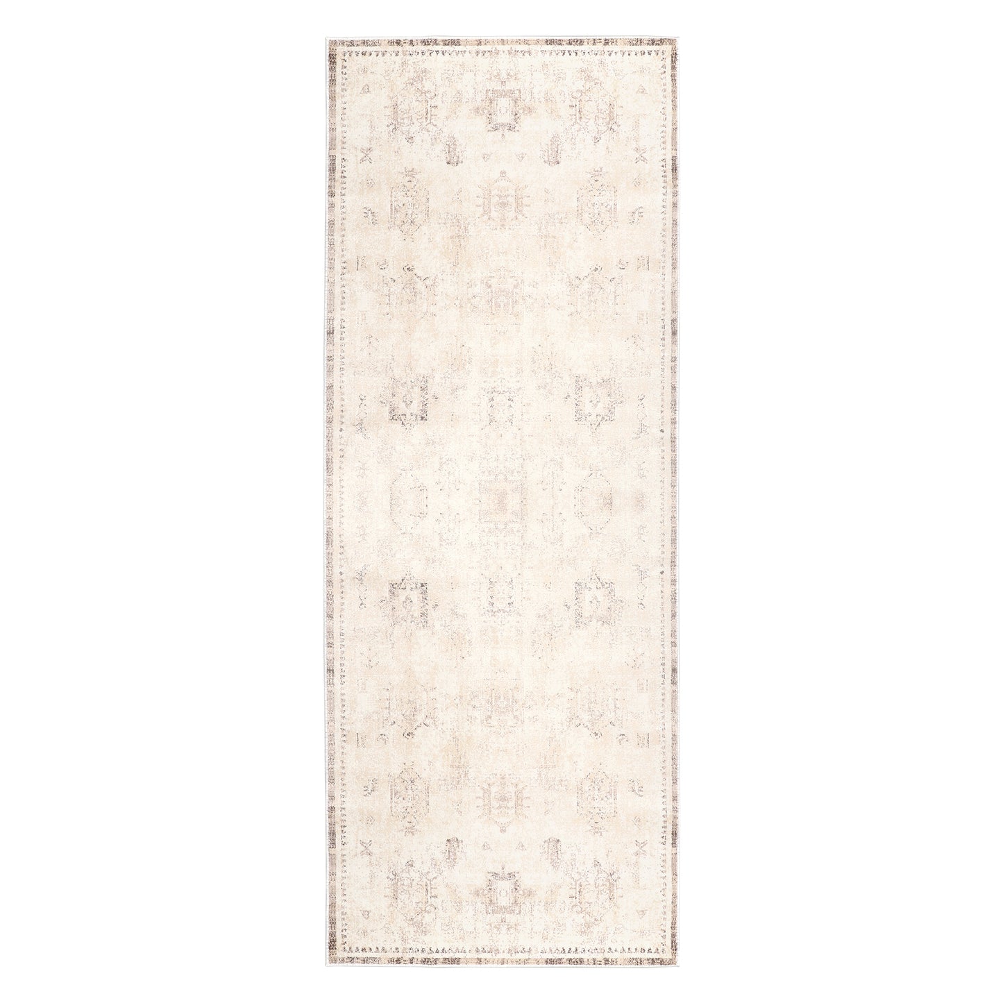 Aria-82423 Transitional Power-Loomed Beige Latex Indoor Area Rug - LR Home