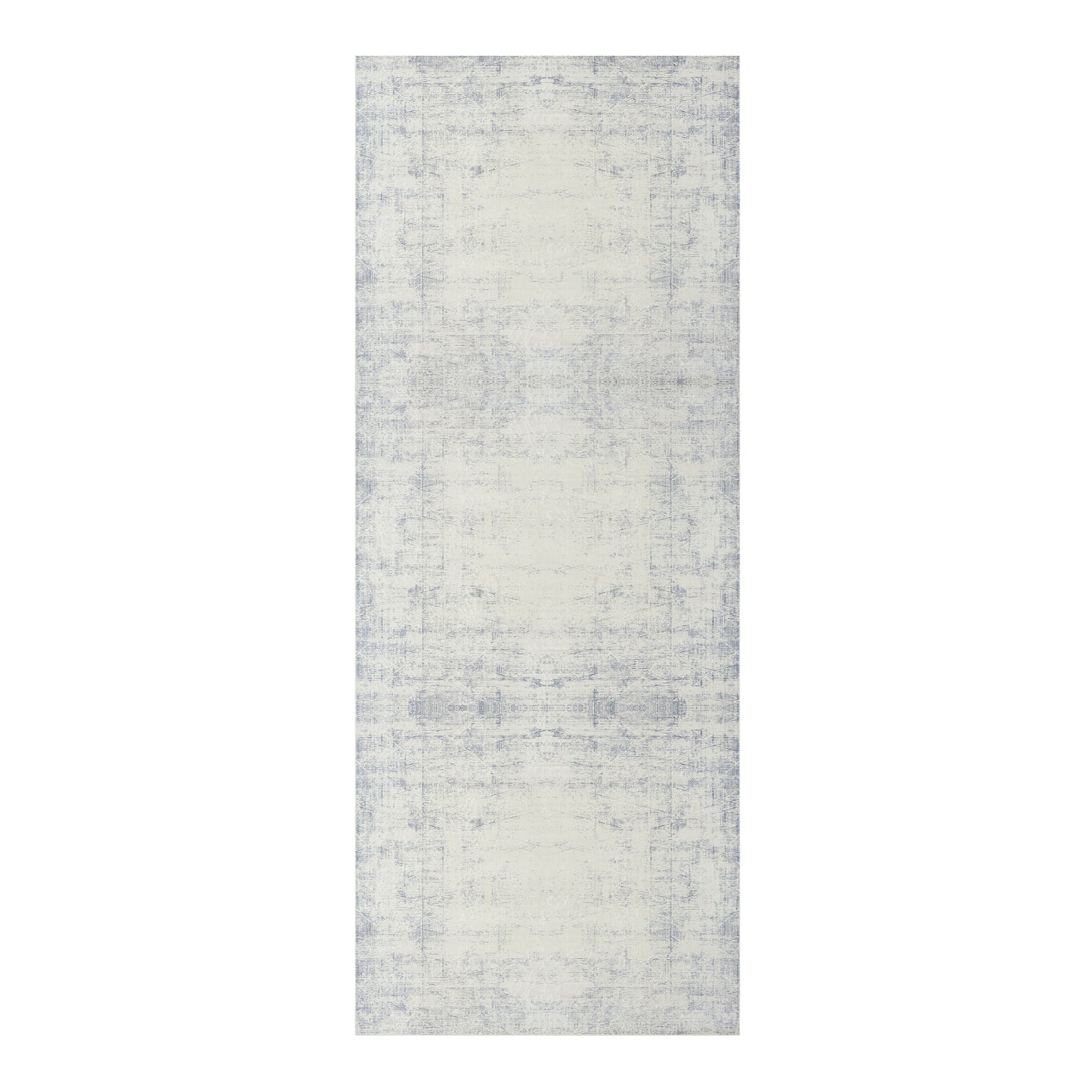 Aria-82424 Modern Power-Loomed Blue/Gray Latex Indoor Area Rug - LR Home