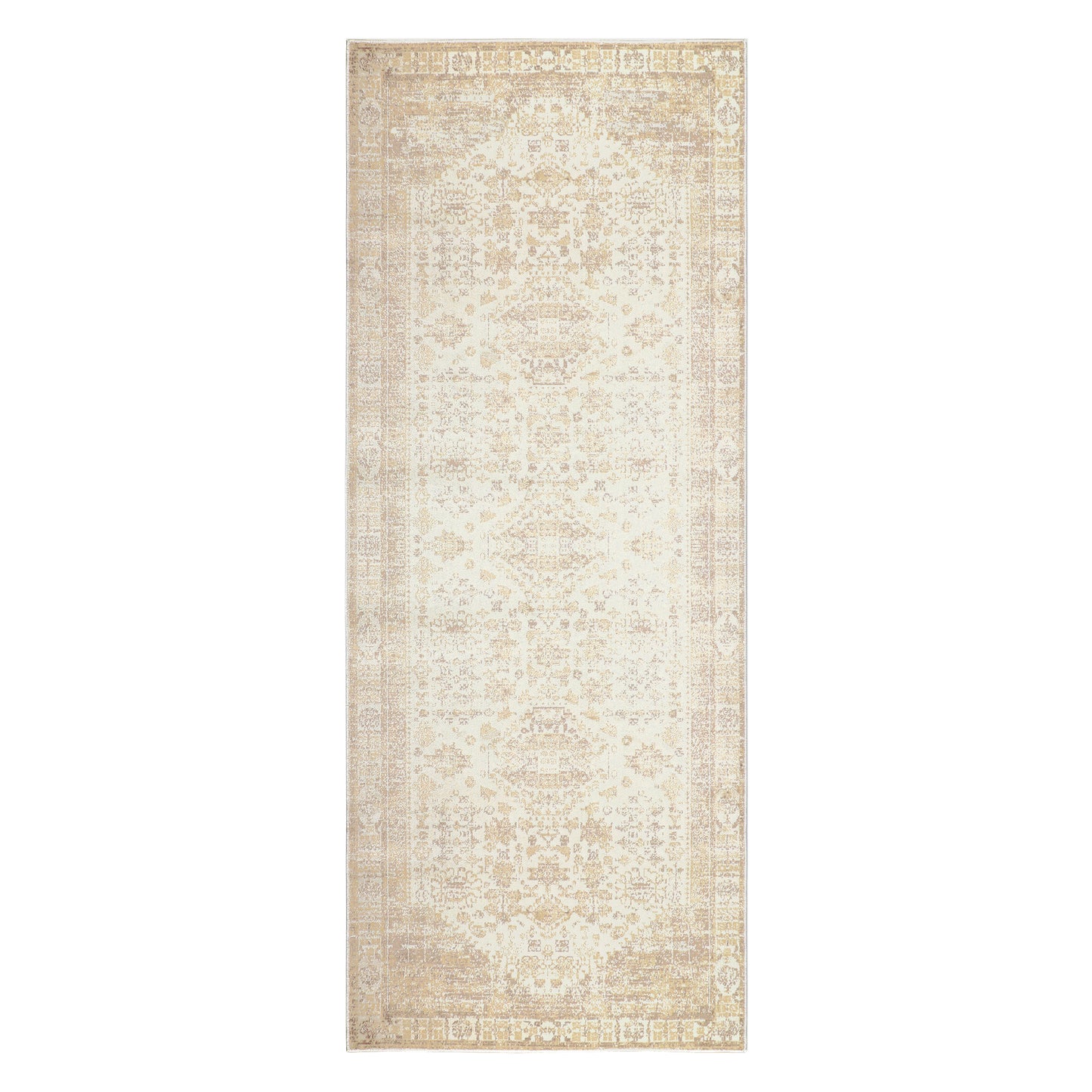 Aria-82425 Transitional Power-Loomed Beige Latex Indoor Area Rug - LR Home