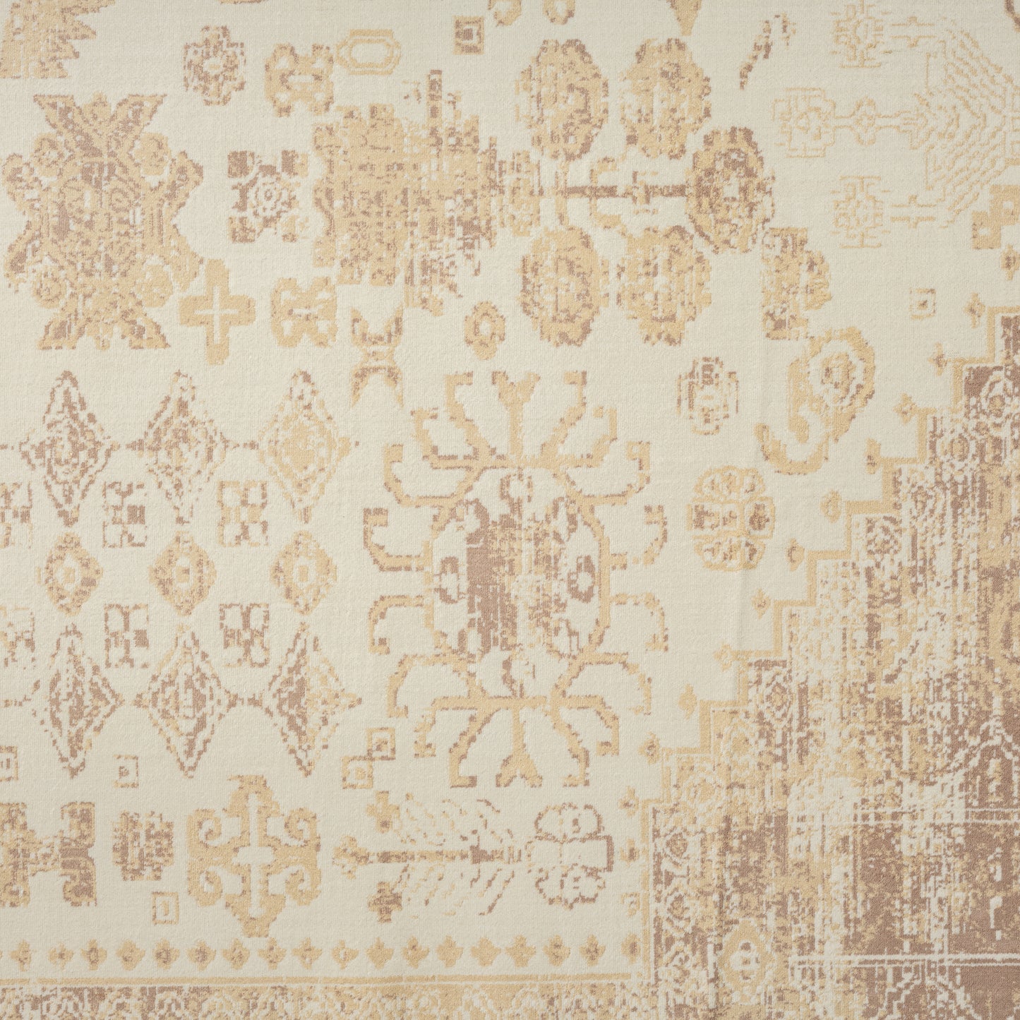 Aria-82425 Transitional Power-Loomed Beige Latex Indoor Area Rug - LR Home