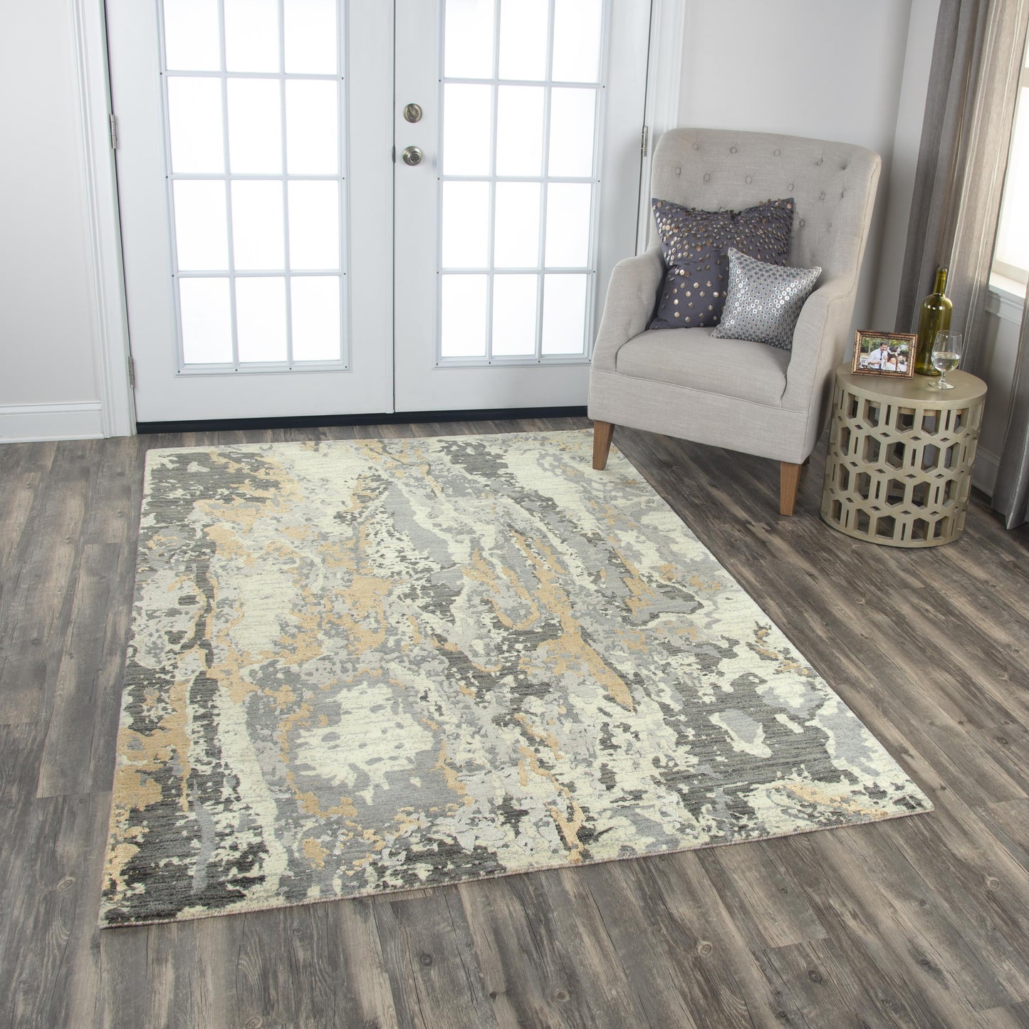 Artistry ARY103 Beige Hybrid Rug - Rizzy