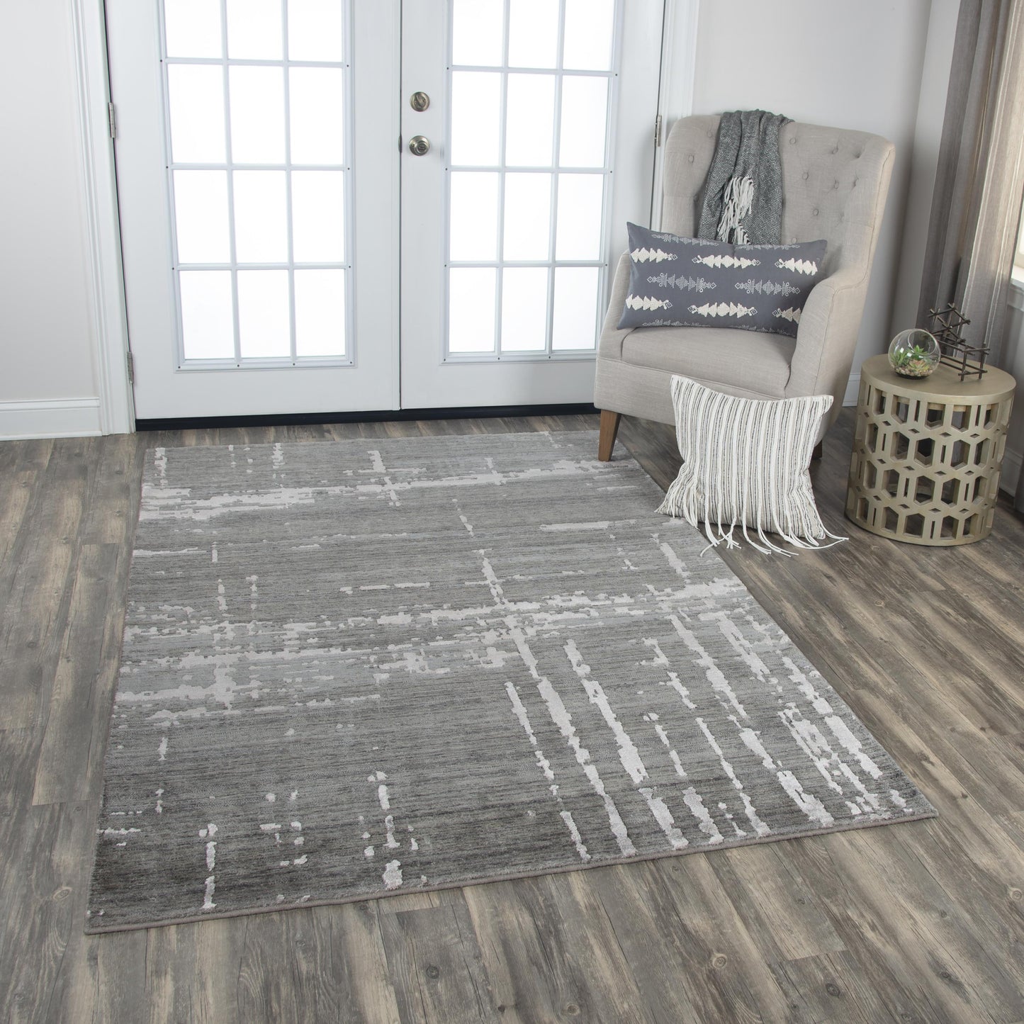 Artistry ARY107 Gray Hybrid Rug - Rizzy