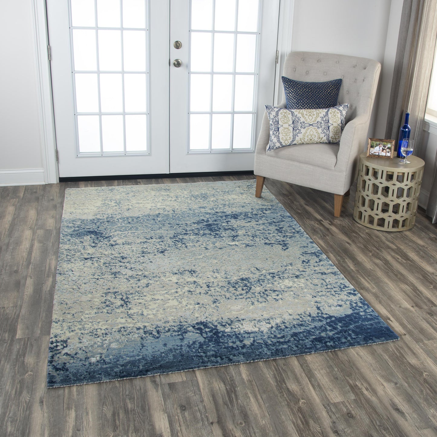 Artistry ARY108 Blue Hybrid Rug - Rizzy