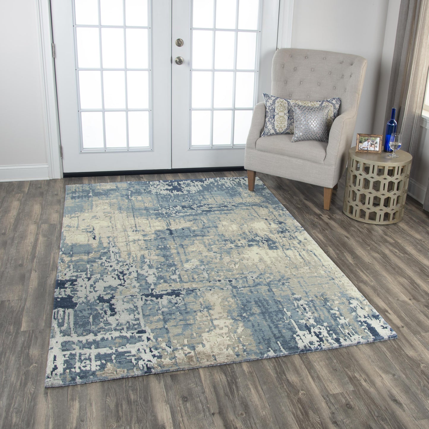 Artistry ARY109 Blue Hybrid Rug - Rizzy