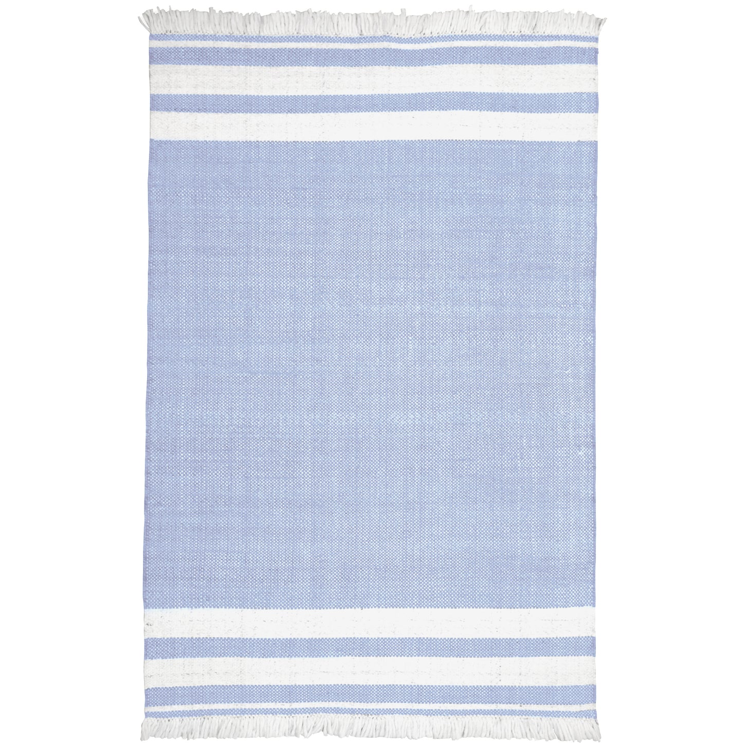 Asbury-82375 Farmhouse Hand-Woven Light Blue Self-Backed Indoor/Outdoor Area Rug - LR Home