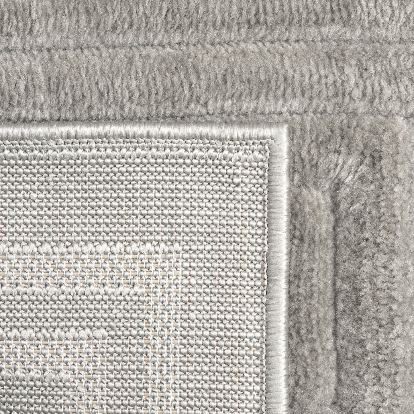 ATLAS-82415 Modern/Contemporary Machine Made Gray Polypropylene Indoor/Outdoor Area Rugs - LR Home