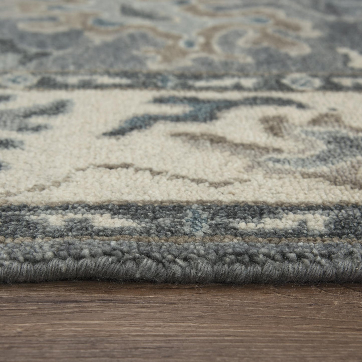 Ashton ATN918 Gray Hand Knotted Rug - Rizzy