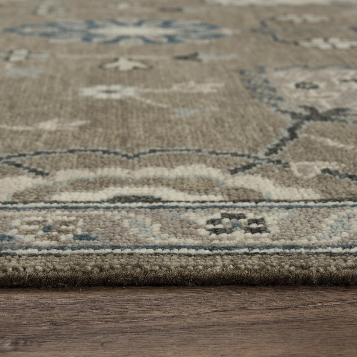 Ashton ATN919 Brown Hand Knotted Rug - Rizzy