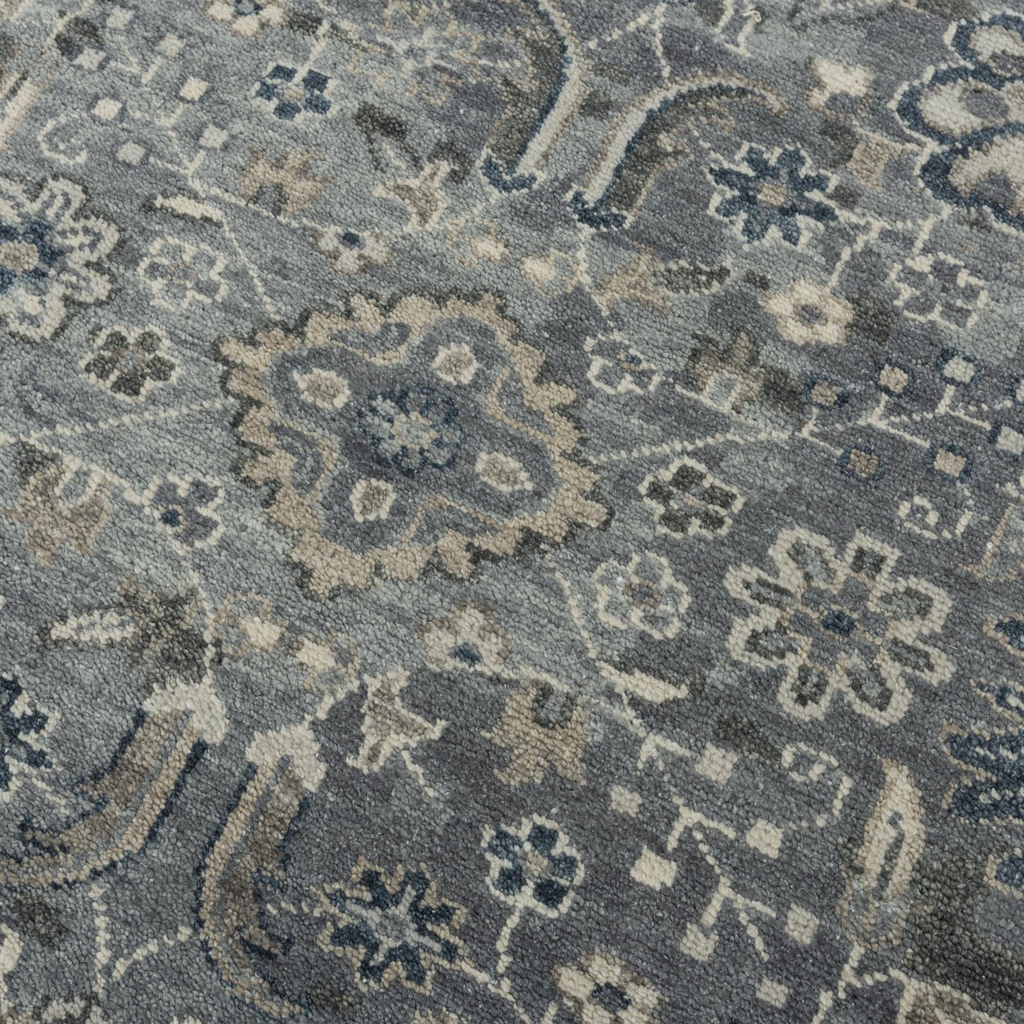 Ashton ATN921 Gray Hand Knotted Rug - Rizzy