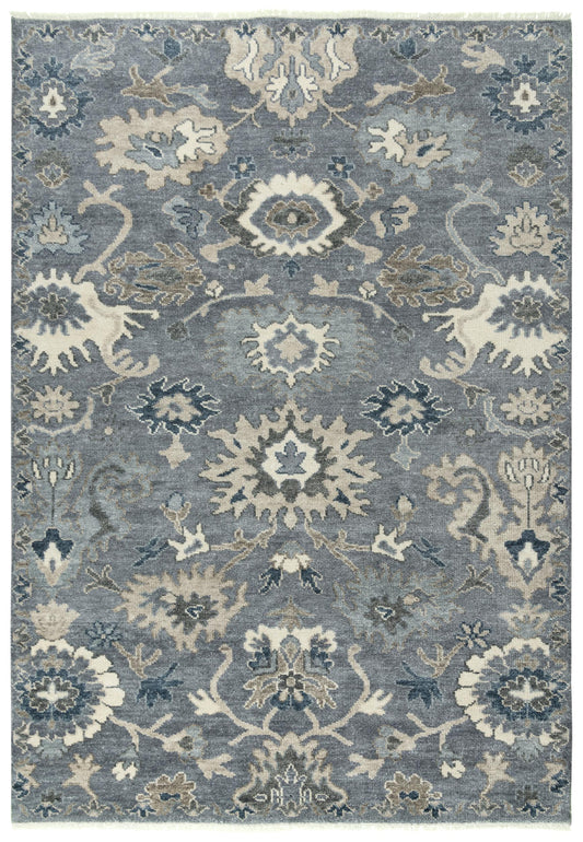 Ashton ATN922 Gray Hand Knotted Rug - Rizzy