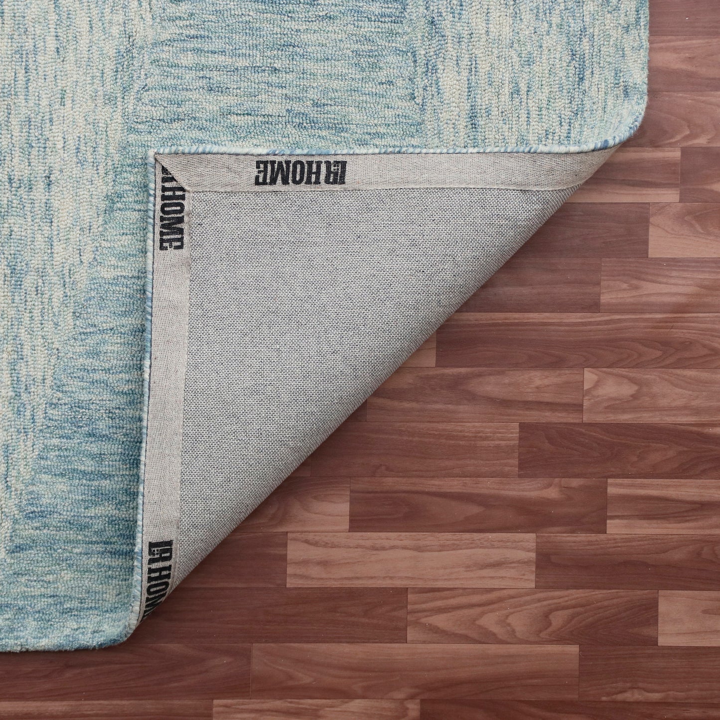 Aurora-82382 Modern Hand-Tufted Blue Cotton Indoor Area Rug - LR Home