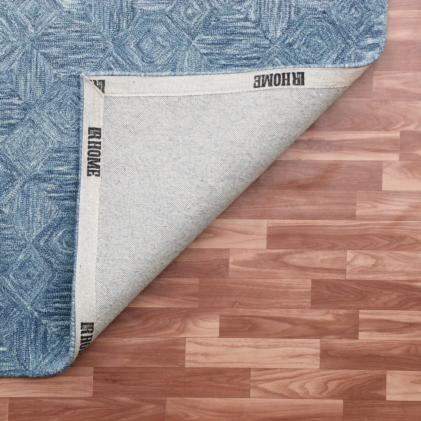 Aurora-82383 Modern Hand-Tufted Blue Cotton Indoor Area Rug - LR Home