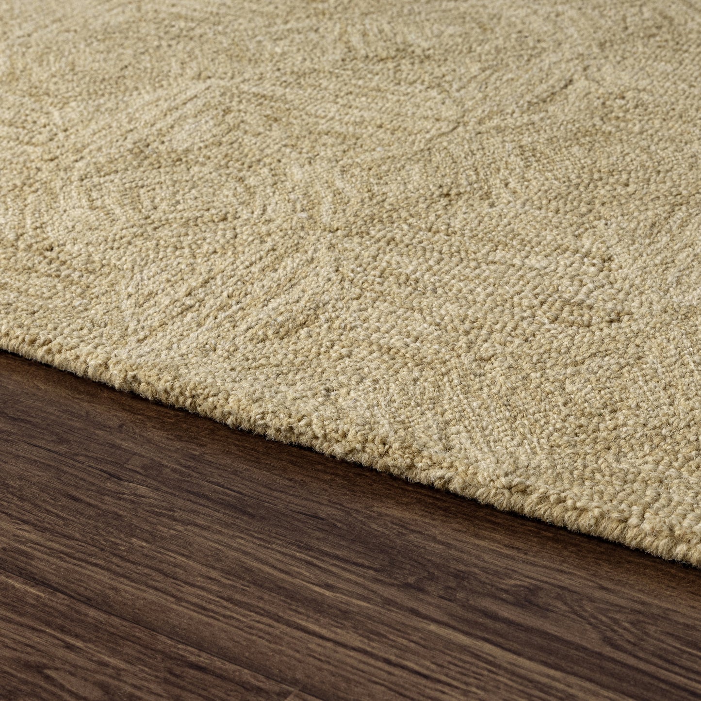 Aurora-82384 Modern Hand-Tufted Beige Cotton Indoor Area Rug - LR Home