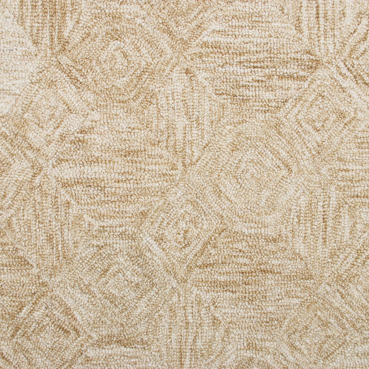 Aurora-82384 Modern Hand-Tufted Beige Cotton Indoor Area Rug - LR Home