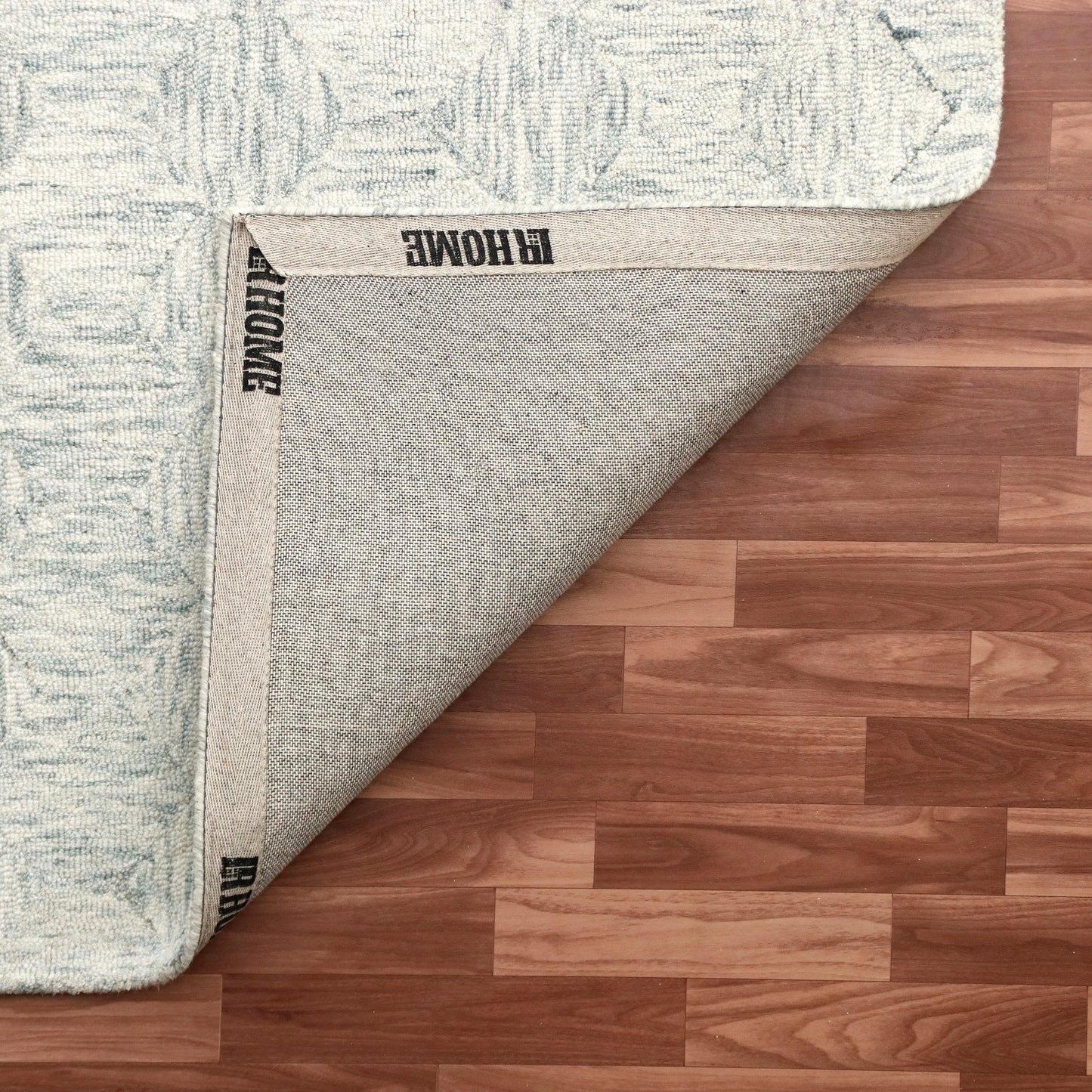 Aurora-82385 Modern Hand-Tufted Silver Cotton Indoor Area Rug - LR Home