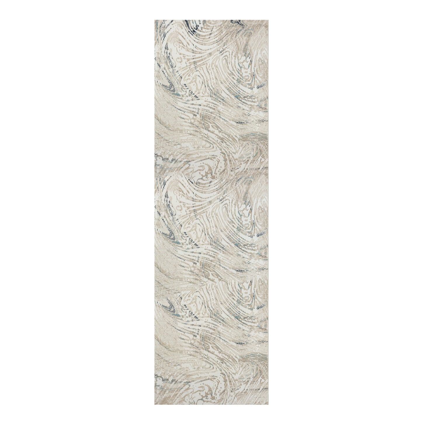 Avalon-82433 Contemporary Power-Loomed Gray/Blue Jute Indoor Area Rug - LR Home