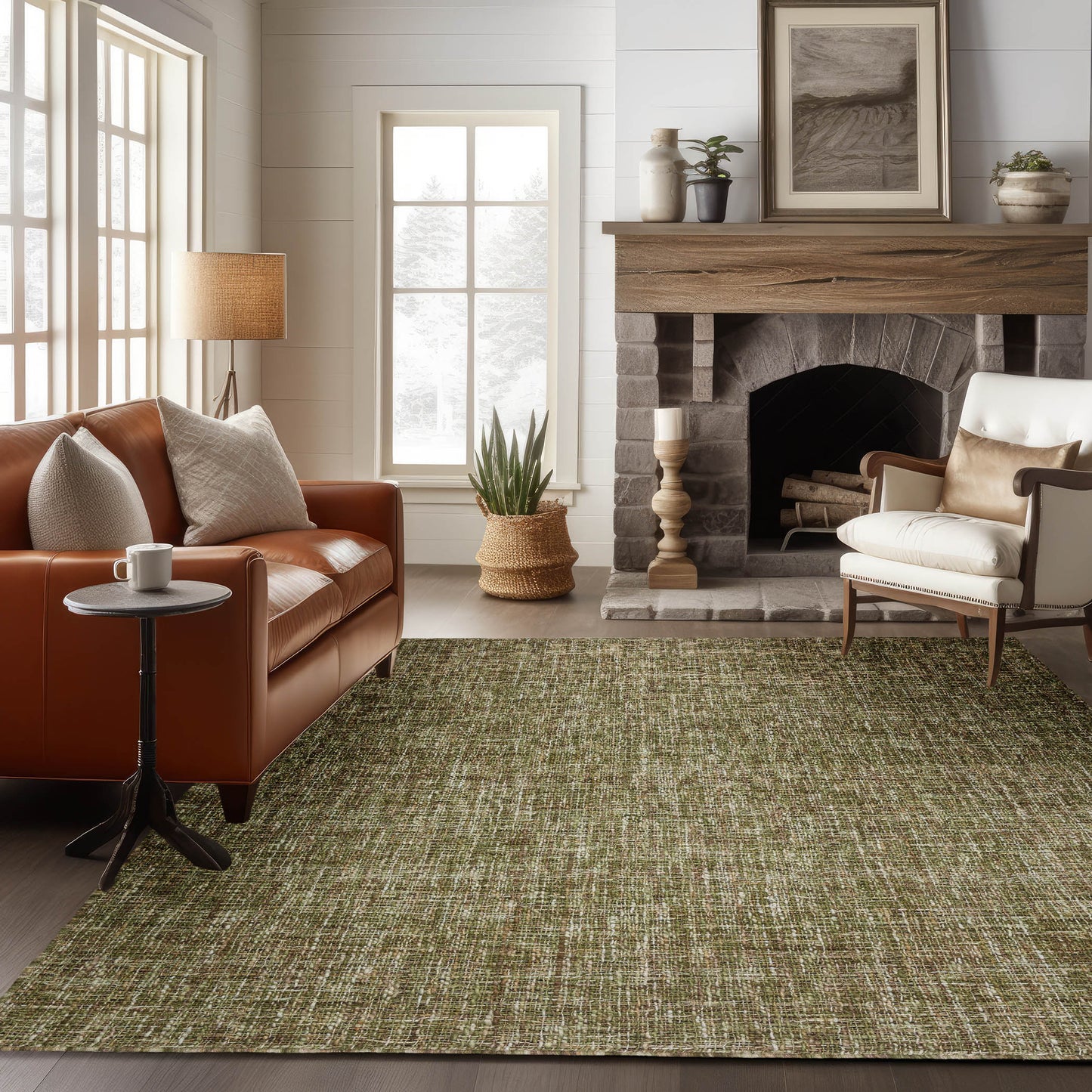 Hand Loomed Abruzzo AZ1 Green - Dalyn Rugs