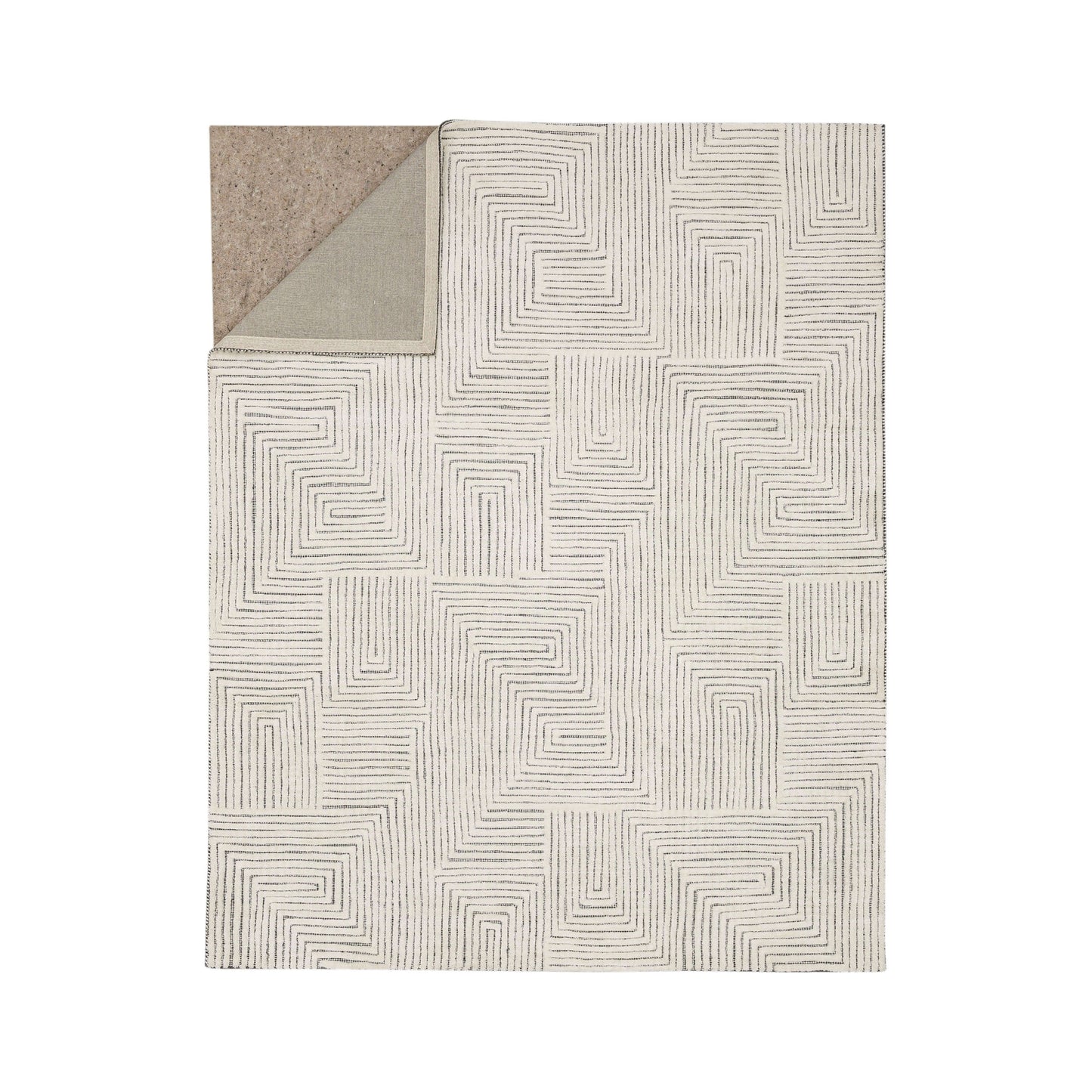 Algiers Black/White Area Rug - Karastan