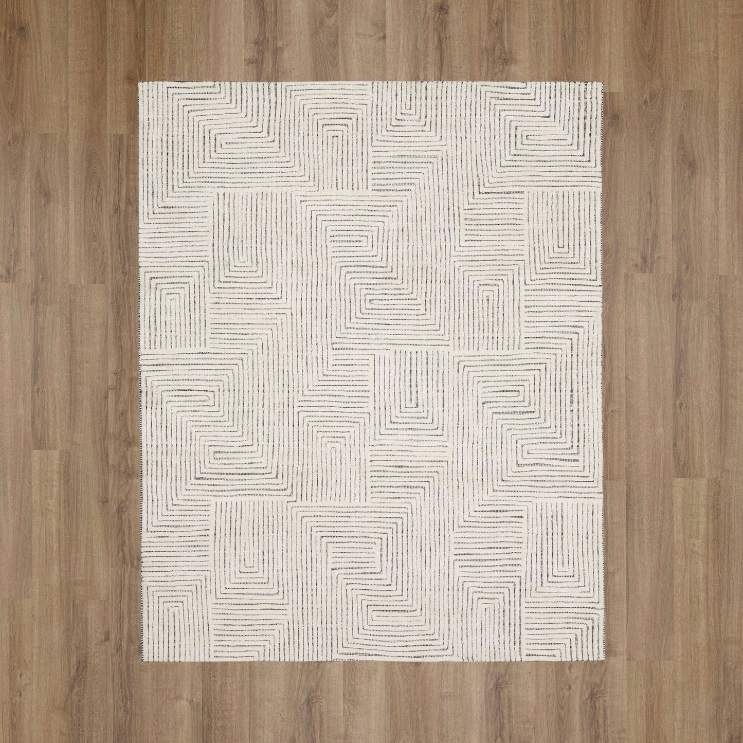Algiers Black/White Area Rug - Karastan