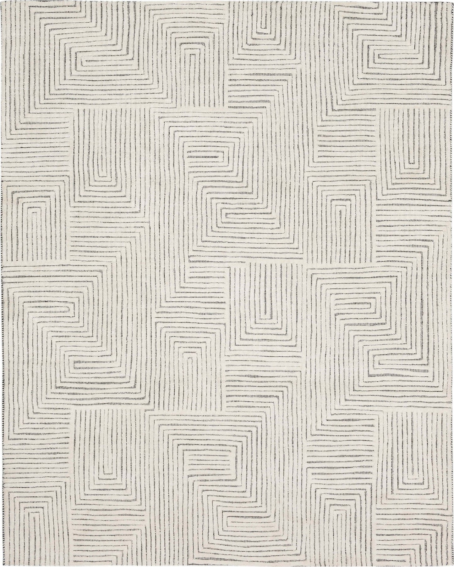 Algiers Black/White Area Rug - Karastan