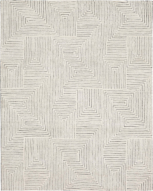 Algiers Black/White Area Rug - Karastan