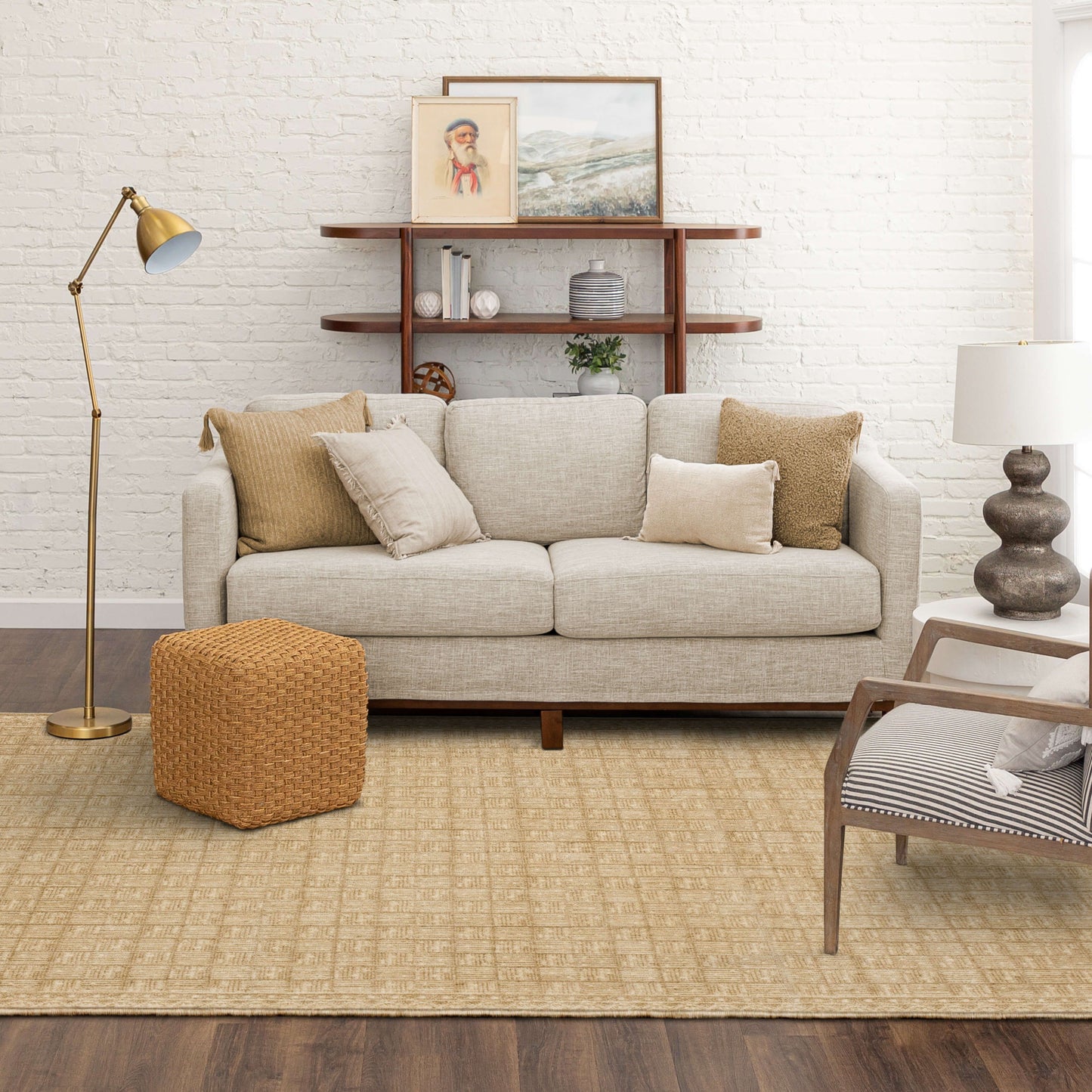 Karastan Rugs Alpine Acres Tan Area Rug