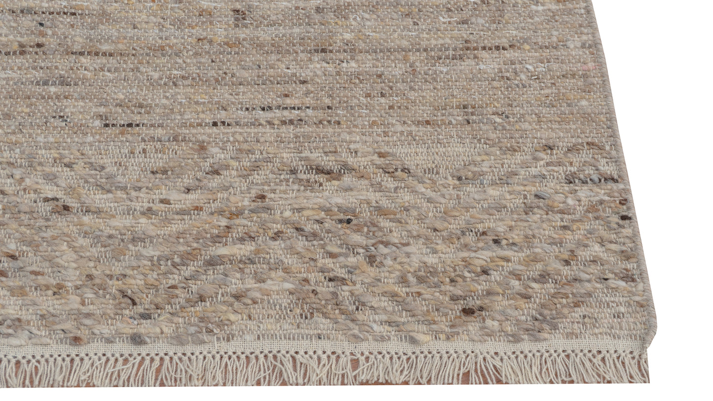 Aspen 3222 Taupe Heather Mesa HandknottedArea Rug - KAS
