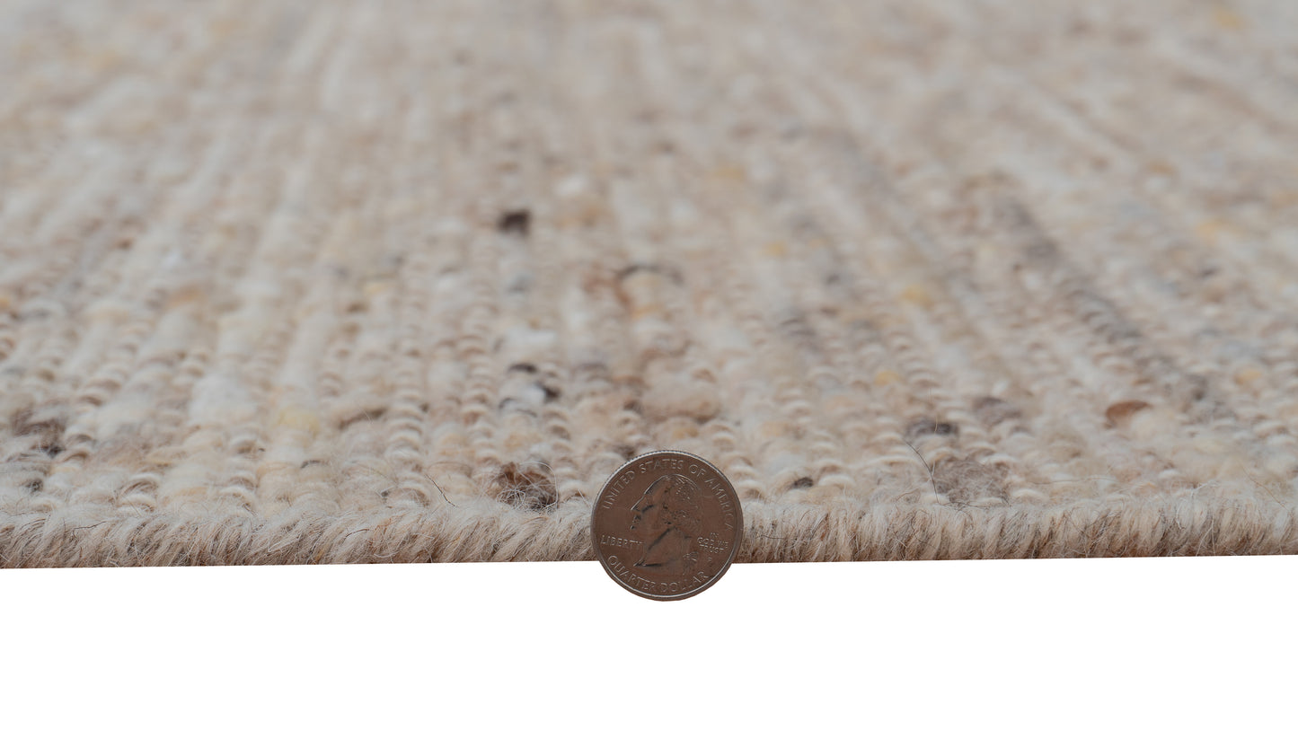 Aspen 3222 Taupe Heather Mesa HandknottedArea Rug - KAS
