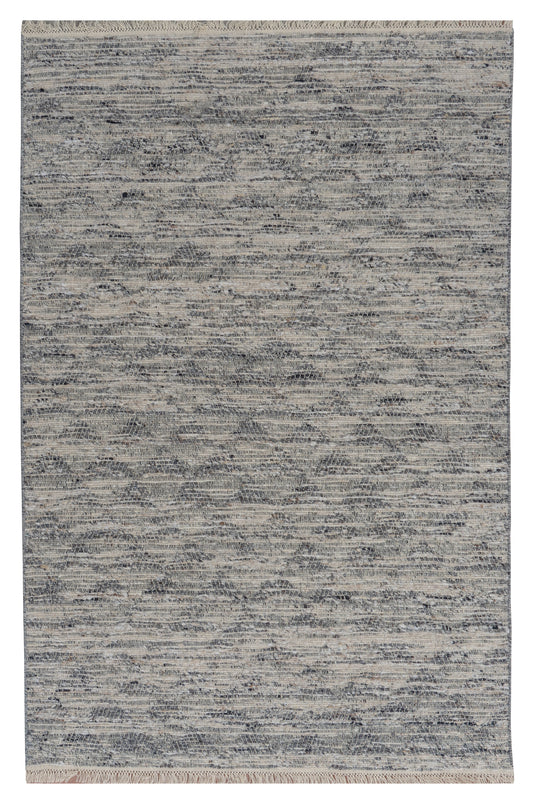 Aspen 3224 Ivory/Black Landscape HandknottedArea Rug - KAS