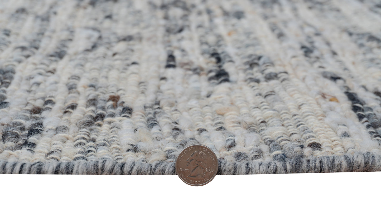 Aspen 3224 Ivory/Black Landscape HandknottedArea Rug - KAS
