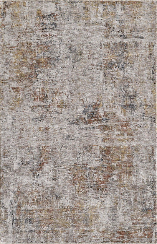 Avani 8408 Ivory/Spice Lisbon Machine Woven Performance Area Rug - KAS