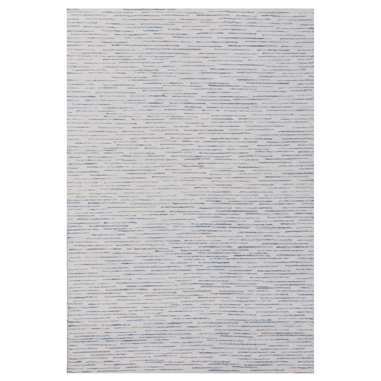 Babylon-81789 Transitional Hand-Tufted Ivory/Blue Cotton Indoor Area Rug - LR Home