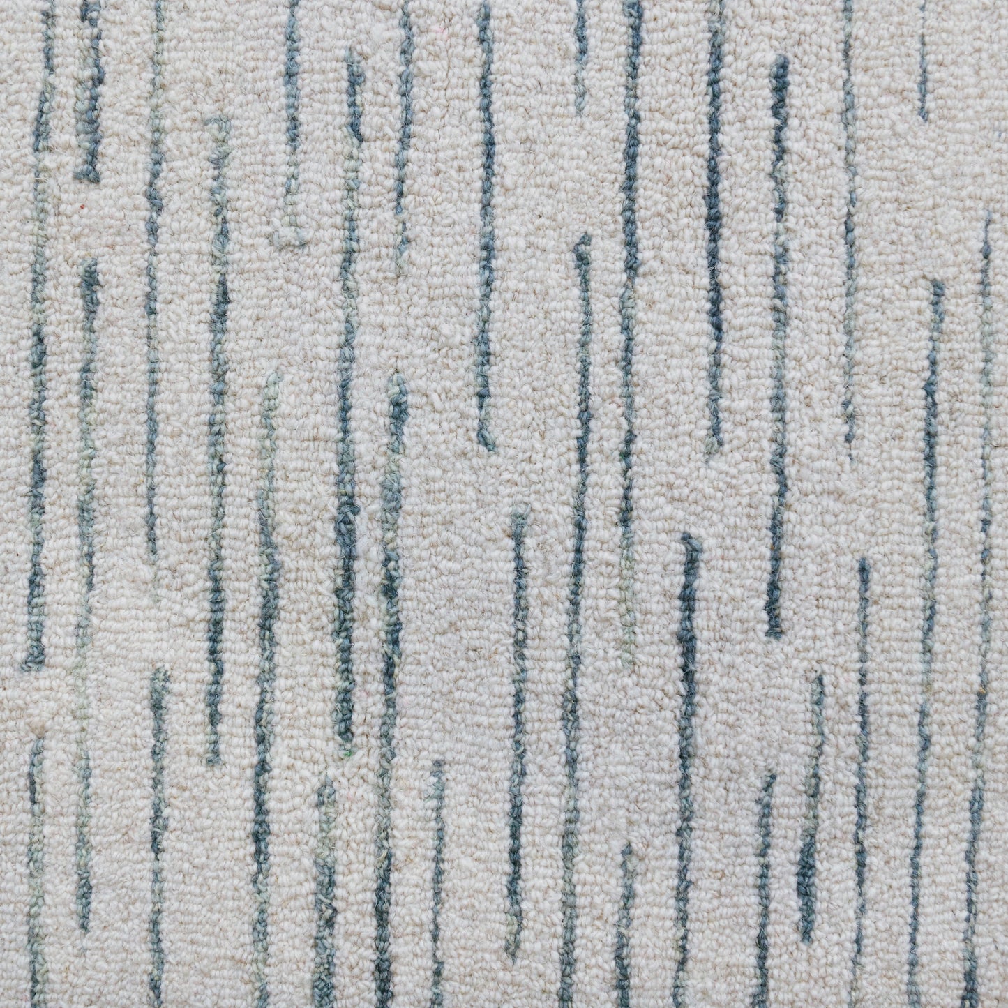 Babylon-81789 Transitional Hand-Tufted Ivory/Blue Cotton Indoor Area Rug - LR Home