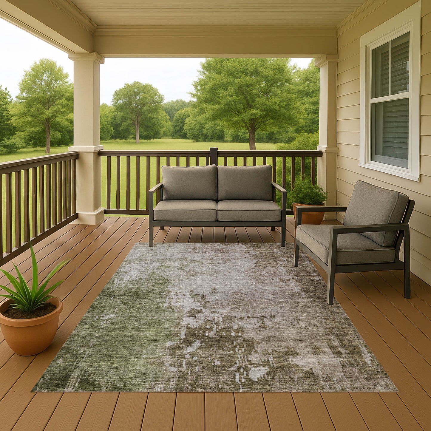 Machine Made Bresca BC3 Brown - Dalyn Rugs